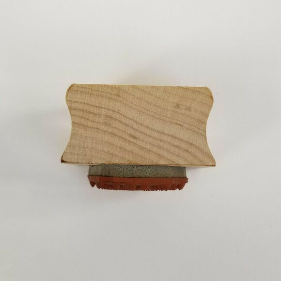 Hero Arts 1989 Vintage Rubber Stamp B-237 Rose Blossom Leaves Wood Mounted - Picture 5 of 8